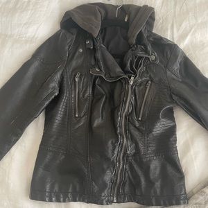 Free people pleather jacket